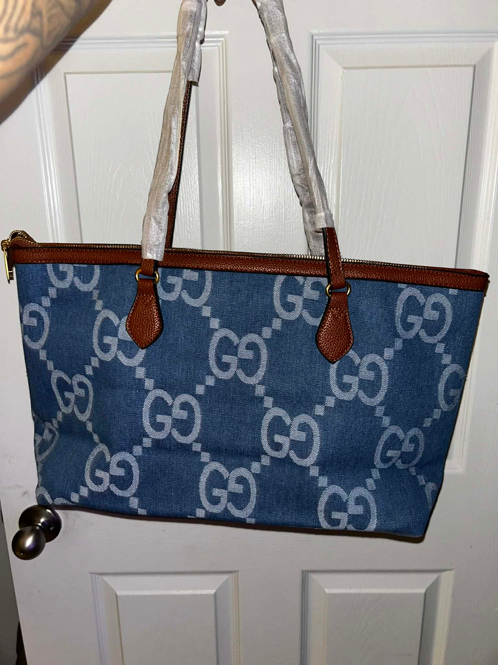 Denim Tote Bag