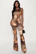 Animal Print Jumpsuit